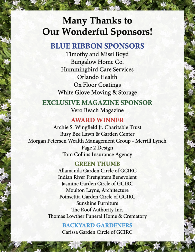 Gardenfest! Sponsors 2026